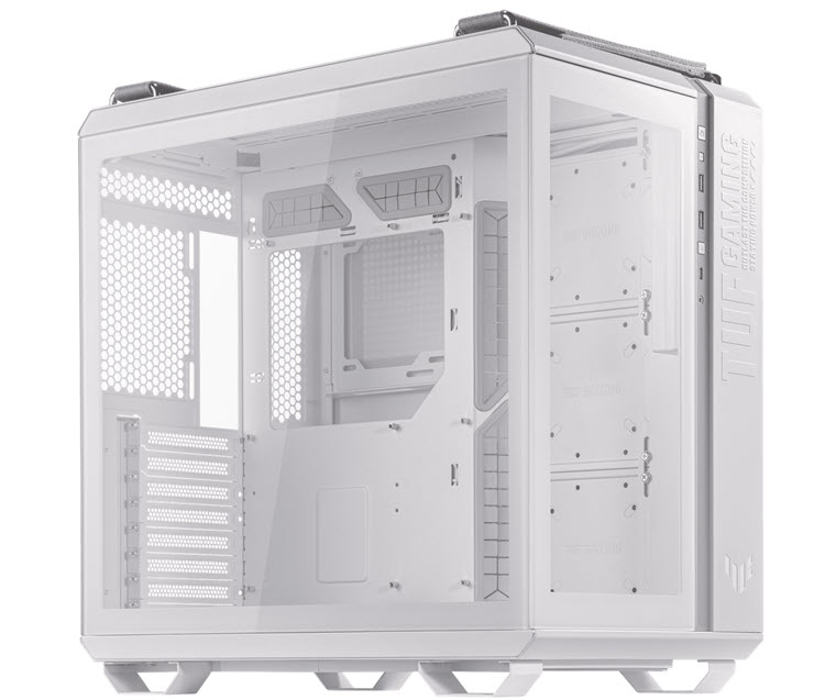 Milwaukee PC - Asus TUF Gaming GT502 ( White) Mid-Tower, Dual Chamber, TG