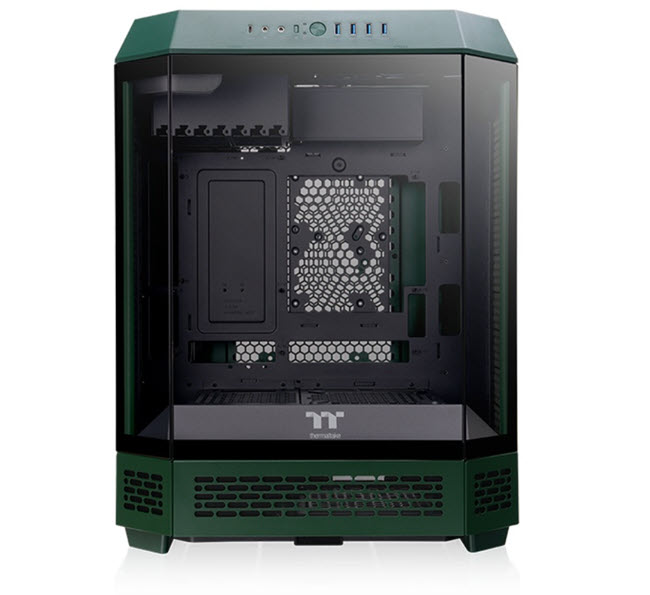 Milwaukee PC - Thermaltake The Tower 600 Racing Green - Mid-Tower, No PSU, ATX, 2xCT140 Fans, BTF/Project Zero/Project Stealth, 3xTG