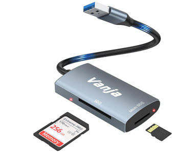 Milwaukee PC - Vanja SD/MicroSD Card Reader to USB3.0