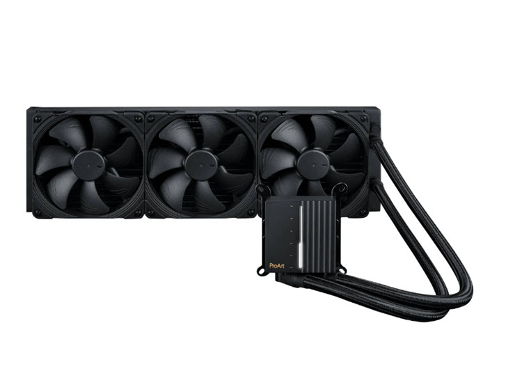 Milwaukee PC - Asus ProArt LC 360 AIO Liquid CPU Cooler, AMD/Intel, Status Meter, 3x 120mm Apex Stealth Metal Power Fans 