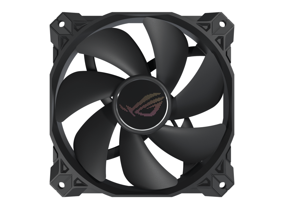 Milwaukee PC - ASUS ROG STRIX XF 120 CPU/Case/Radiator 120mm PWM Fan, MagLev bearing, (Black)