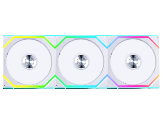 Milwaukee PC - Lian-Li UNI FAN SL 120 (White) 3-Pack 120mm Wireless RGB Fan - includes transmitter