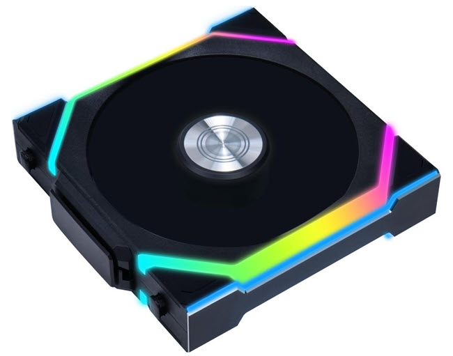 Milwaukee PC - Lian-Li UNI FAN SL 120 (Black) Single REVERSE 120mm Wireless RGB Fan - requires transmitter