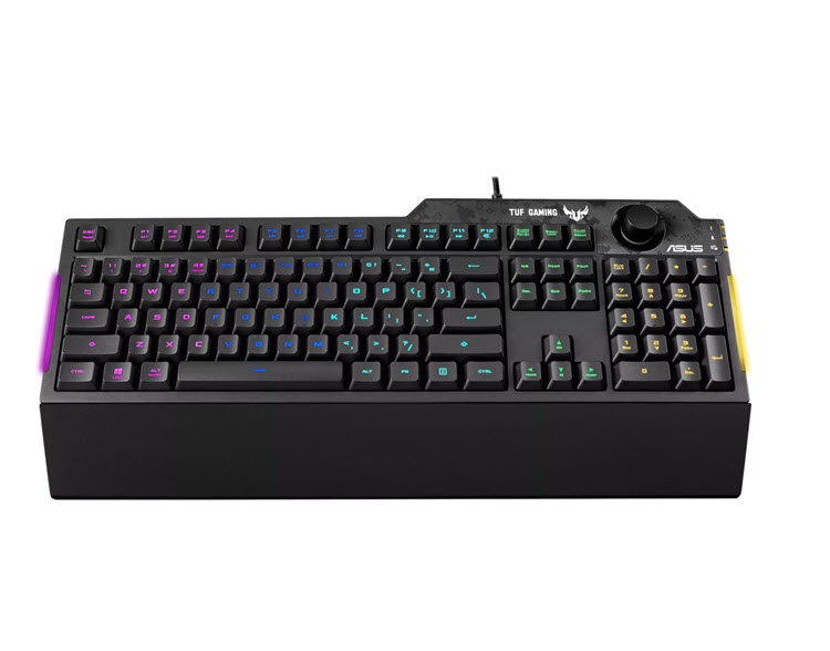 Milwaukee PC - Asus RA04 TUF GAMING Keyboard -  100%, Tactile Switches, NKRO, Light Bars, 5 zone RGB, Detachable WR  
