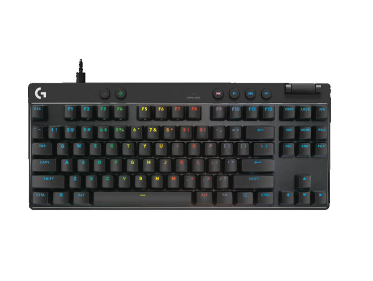 Milwaukee PC - Logitech PRO X TKL Rapid (Black) - USB-C, Magnetic Analog Switches, KEYCONTROL, LIGHTSYNC RGB