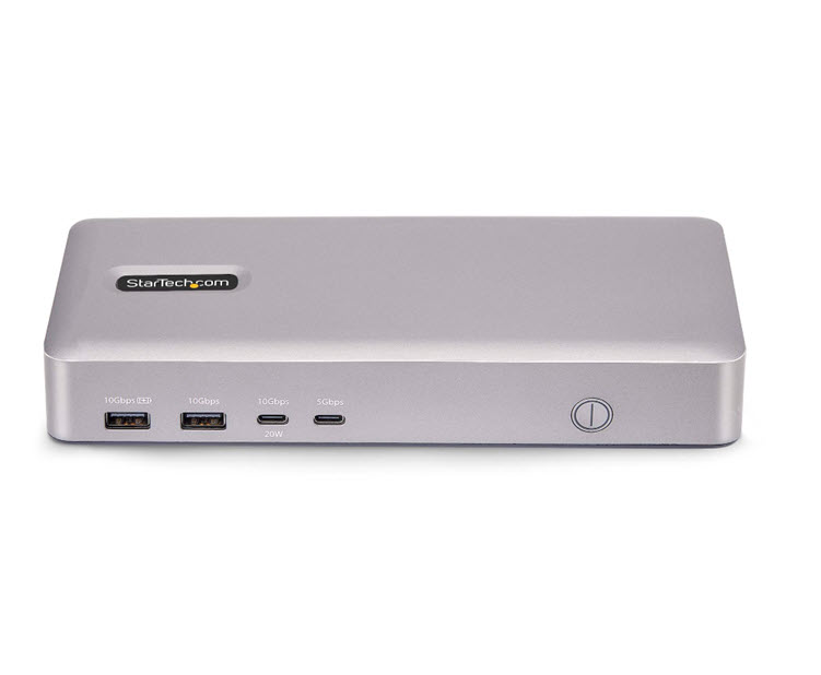 Milwaukee PC - StarTech USB4 Docking Station, USB-C 40Gbps, Dual Video, 6xUSB, 2.5GbE, 100W  PD