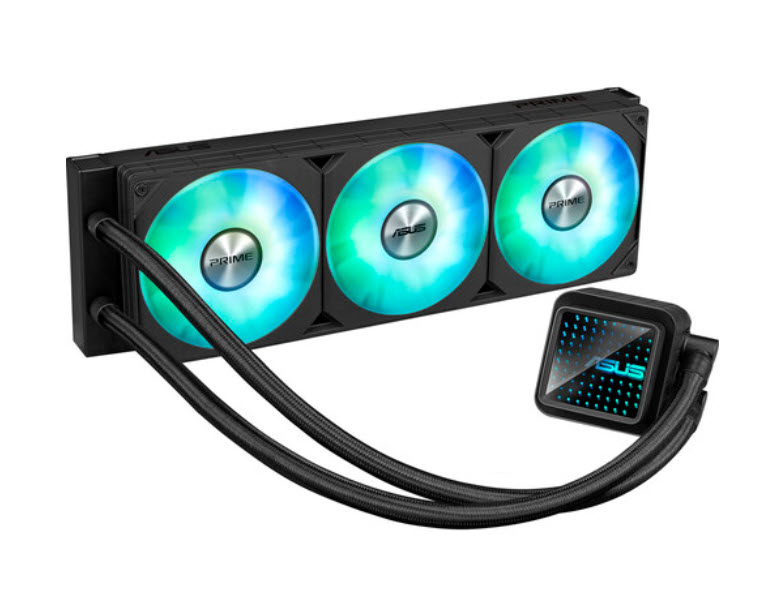 Milwaukee PC - Asus Prime LC 360 ARGB AIO Liquid CPU Cooler - AMD AM5/AM4, Intel 1851/1700/1200/115x, 3x120mm ARGB Fans,Infinity, AURA Sync