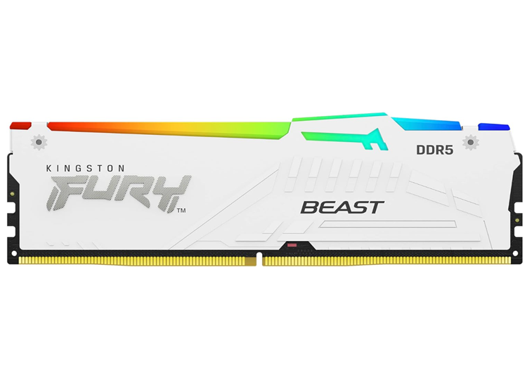 Milwaukee PC - Kingston FURY Beast RGB 16GB DDR5-6000MHz, EXPO, XMP, CL36, 1Rx8, White