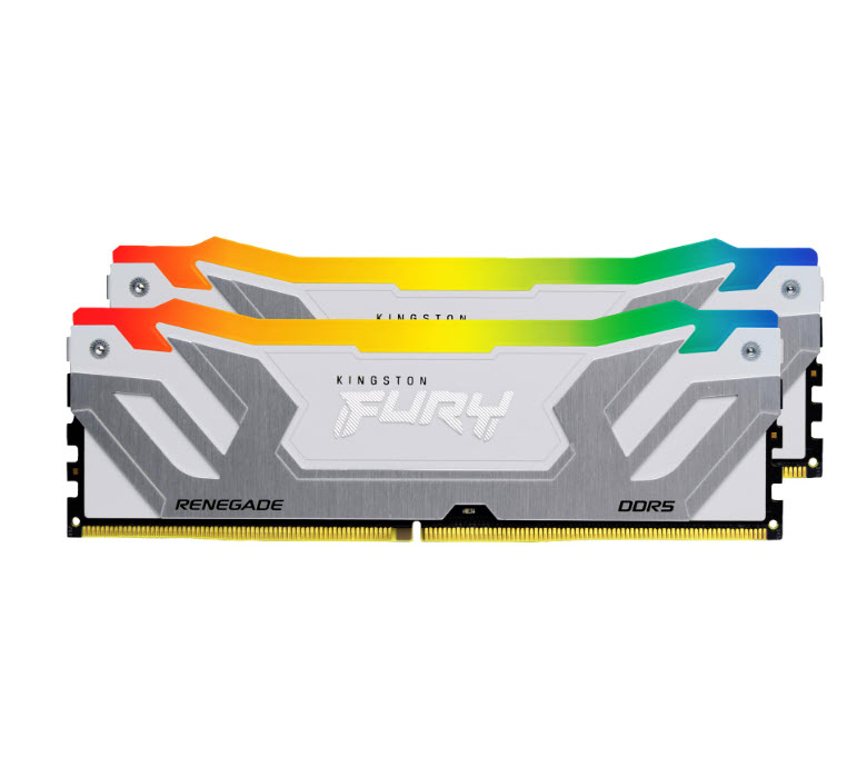 Milwaukee PC - Kingston FURY Renegade RGB(White)48GB Kit (2x24GB) DDR5-8400MT/s, CL40, 1Rx8, EXPO, XMP, CUDIMM