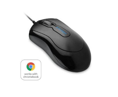 Milwaukee PC - Kensington Mouse·in·a·Box Wired USB  R/L Hand, Works With Chromebook