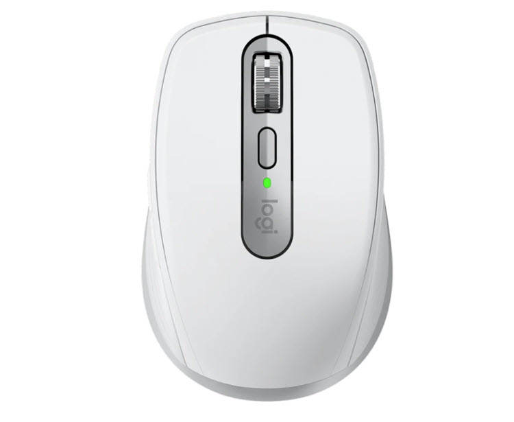 Milwaukee PC - Logi MX Anywhere 3s for Mac - Bluetooth Low Energy, Darkfield, 8000 DPI, Pale Gray