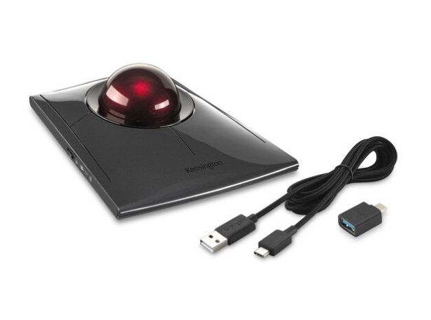 Milwaukee PC - Kensington SlimBlade Pro Trackball - Rechargeable Battery, BT, 2.4GHz,Wired, Dual Sensors 