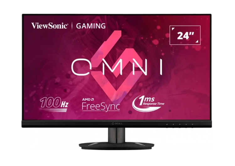 Milwaukee PC - ViewSonic VX2416 Gaming Monitor - 24" FHD IPS, 250nits, 1ms, 100Hz, FreeSync, 1xHDMI, 1xDP, Speakers, Frameless