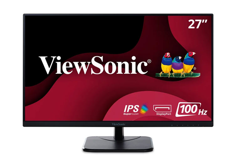 Milwaukee PC - ViewSonic 27" VA2756-mhd Monitor - 27" FHD IPS, 250nits, 7ms, 100Hz, FreeSync, Flicker-Free, VGA, HDMI, DP  