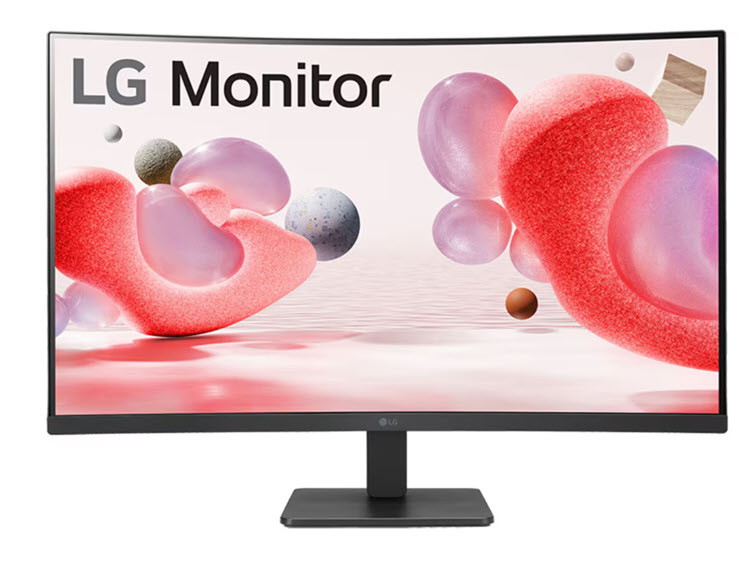 Milwaukee PC - LG 32" 32BR50C-B Monitor - 32" FHD VA Curved, 250nits, 5ms,100Hz,AMD FreeSync,Super Resolution+,Black Stabilizer,VGA,HDMI  