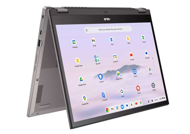 Milwaukee PC - ASUS Chromebook Plus CM34 Flip - 14" WUXGA Touch, R3 7320C, 8GB,128GB SSD, AMD Gfx, Wi-Fi 6, BT5.3, ChromeOS Enterprise  