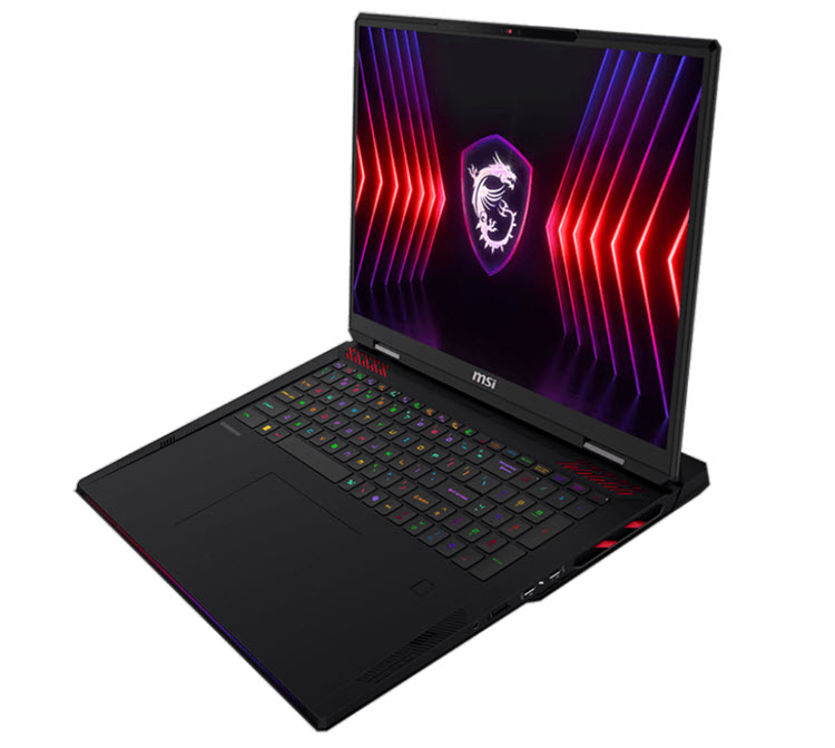 Milwaukee PC - MSI Raider A18 HX A7VHG-023US- 18" QHD+ IPS 240Hz, R9 7945HX3D, AI, 32GB,1TB SSD,RTX4080 12GB, GbLAN, Wi-Fi 7, BT5.4, W11H