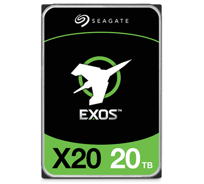 Milwaukee PC - Seagate 20TB EXOS X20 SATA HDD - 3.5", 7200RPM, SATA 6GB/s