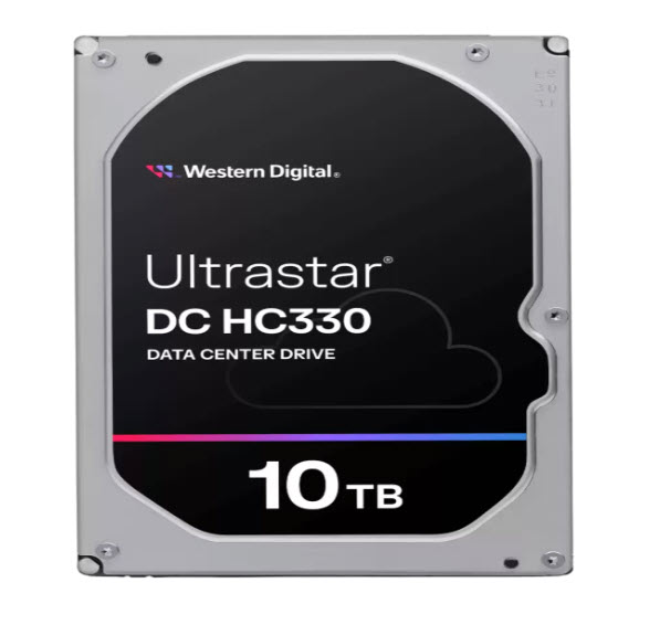 Milwaukee PC - WD Ultrastar DC HC330 - 10TB, 3.5" HDD, SAS, SE, CRM, 256MB Cache, up to 273MB/s,  *Single Pack*