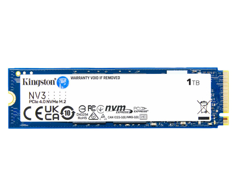 Milwaukee PC - Kingston 1TB NV3 M.2 2280 PCIe 4.0 x4 NVMe - R/W 6,000-4,000MB/s, Acronis, Bulk