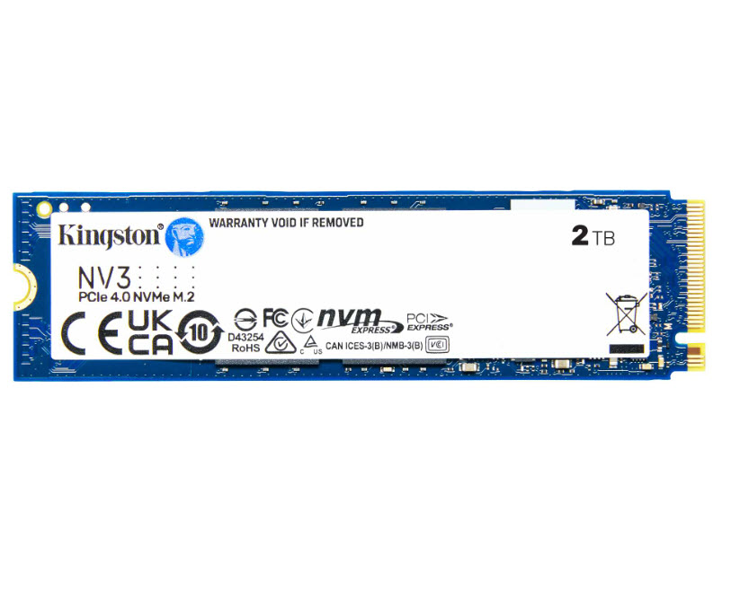 Milwaukee PC - Kingston 2TB NV3 M.2 2280 PCIe 4.0 x4 NVMe - R/W 6,000-5,000MB/s, Acronis, Bulk