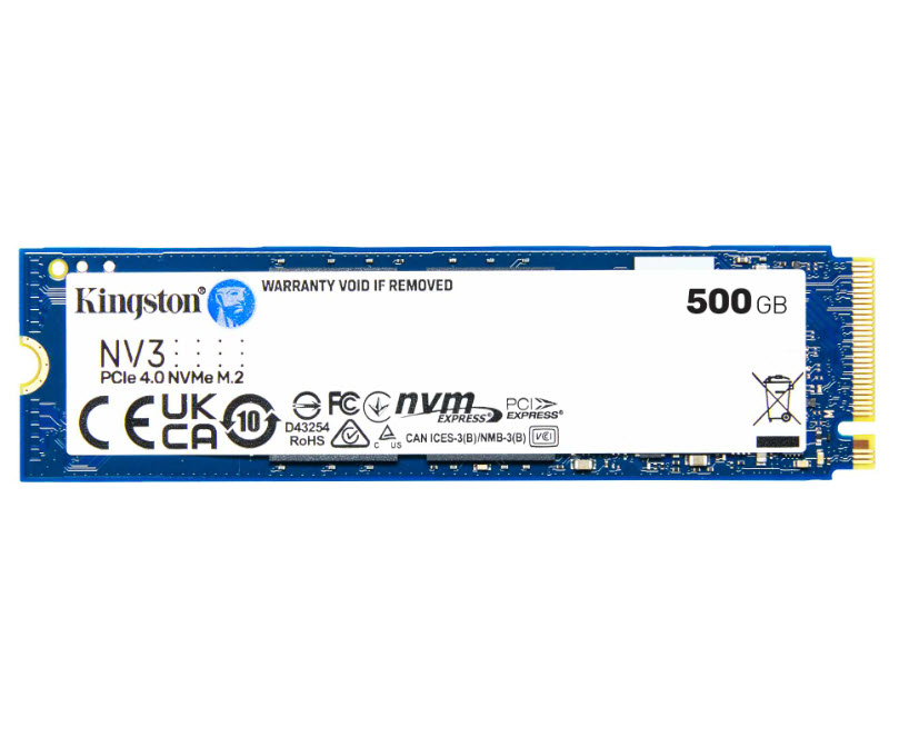 Milwaukee PC - Kingston 500GB NV3 M.2 2280 PCIe 4.0 x4 NVMe - R/W 5,000-3,000MB/s, Acronis, Bulk