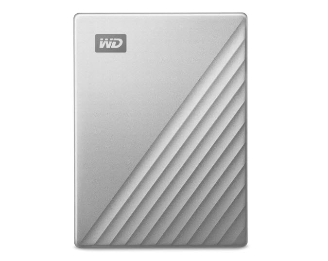 Milwaukee PC - WD 4TB My Passport Ultra (Silver) External Hard Drive, USB-C, up to 5Gb/s, Acronis