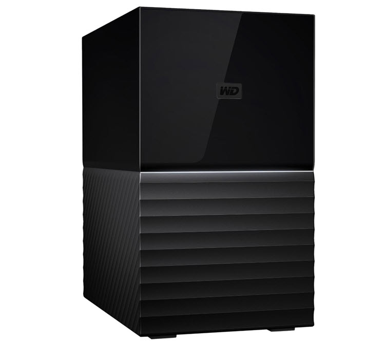 Milwaukee PC - WD My Book Duo 44TB - Desktop RAID O, 256-bit AES Encryption, Acronis True Image, USB 3.2 Gen1