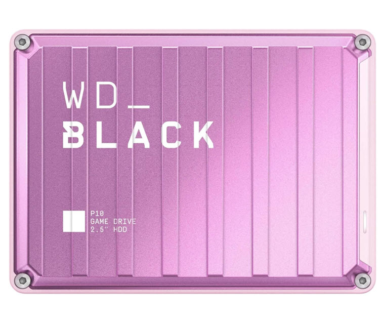 Milwaukee PC - WD BLACK P10 Game Drive 6TB (PINK) - Portable HDD, R/130MB/s, USB 3.2 Gen 1