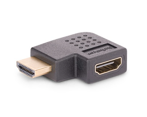 Milwaukee PC - StarTech Right Angle HDMI 2.0 Adapter, M/F, Horiz.90-Degree HDMI Port Saver, 4K 60Hz, High Speed HDMI Connector Extension