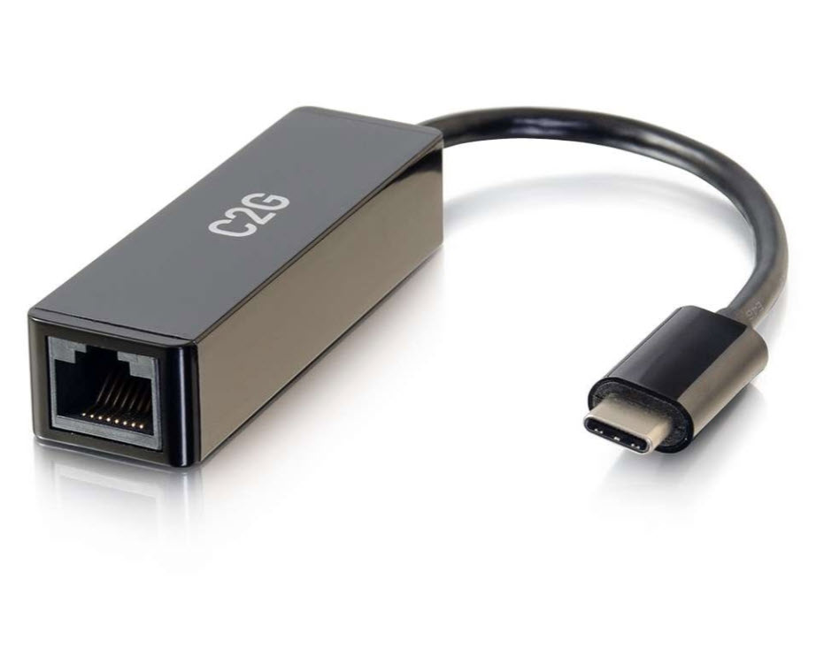 Milwaukee PC - C2G USB-C  to Ethernet Network Adapter Converter - Gigabit Ethernet, USB-C, Thunderbolt 3