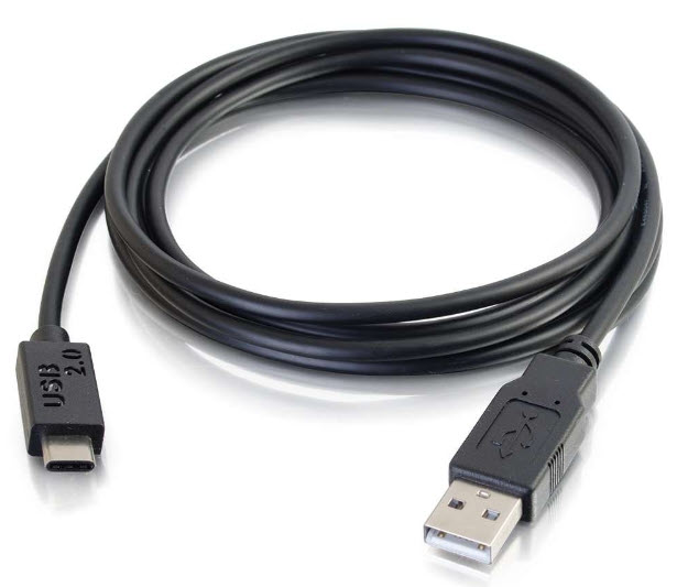 Milwaukee PC - C2G - 6ft (1.8m) USB 2.0 USB-C to USB-A Cable, 480Mbps, M/M - Black
