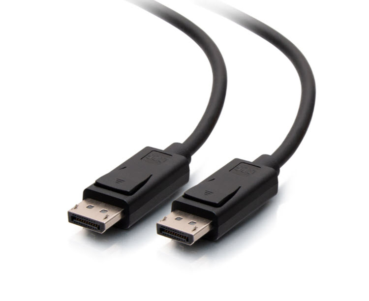 Milwaukee PC - C2G - 10ft (3m) DisplayPort Cable with Latches 8K UHD M/M - Black