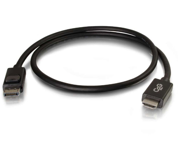 Milwaukee PC - C2G - 6ft (1.8m) DisplayPort Male to HDMI Male Adapter Cable - 1080p, Black