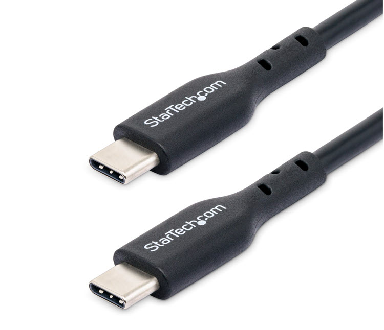 Milwaukee PC - StarTech 3ft (0.9m) Black USB-C Charging/Laptop Cable, USB 2.0 Type-C, 60W 3A Power Delivery Cable, M/M