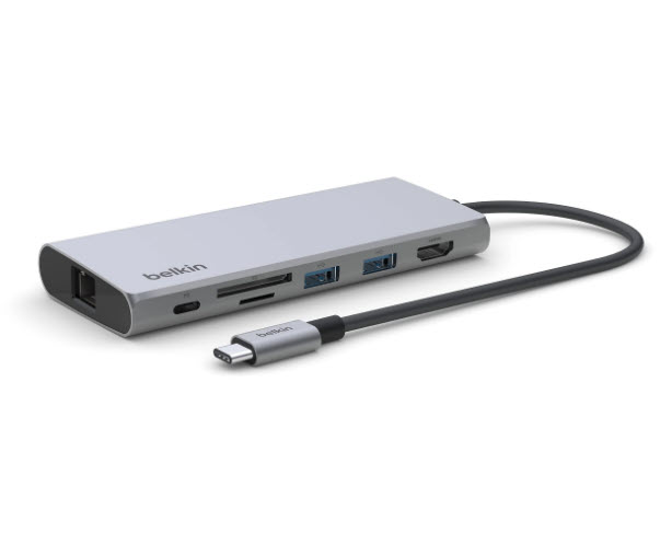 Milwaukee PC - Belkin Connect USB-C® 7-in-1 Multiport Adapter - 2.5 Gigabit Ethernet