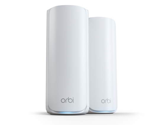 Milwaukee PC - Netgear Orbi 770 Series Tri-Band WiFi 7 Mesh 2-Pack - Router/Satellite, 5x 2.5Gbps Eternet Ports,1x2.5G, Armor